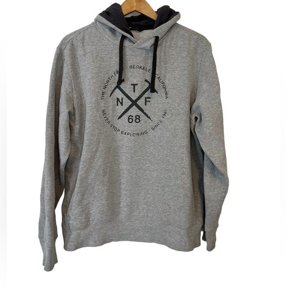 The North Face Other - The North Face Men's Hoodie Pullover Sz L Grey Long Sleeve never stop exploring